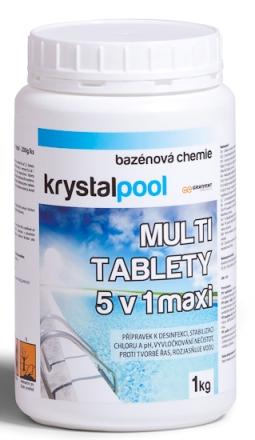 Multi tablety 5 v 1 maxi 1 kg (200g)    